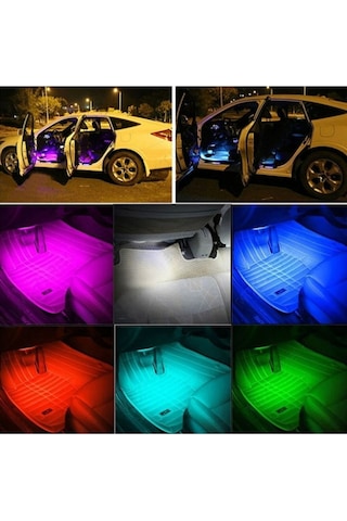 Eraks Yüksek Işık Gücü Sese Duyarlı Ayakaltı Ambians Led