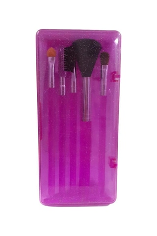 Esterella Makyaj Fırça Set Fuşya Kutulu