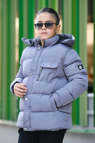 Erkek Çocuk Şişme Mont Km.0041 Gri