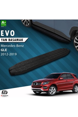 S-dizayn Mercedes Gle W166 Evo Siyah Yan Basamak 193 Cm 2012-2019