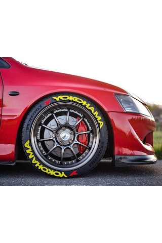 Lastik Yazısı Yokohama 31mm Büyük Boy Araç Lastik Stikeri 8adet