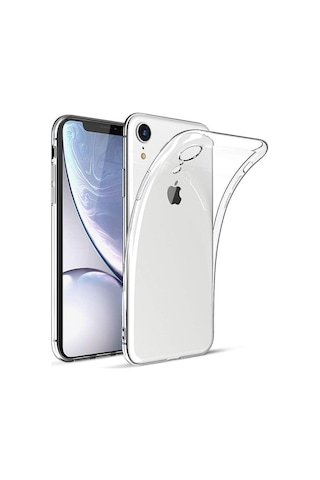 Apple Uyumlu iPhone Xr Kilif Seffaf Silikon Kamera Korumali 3D Tipali 390785808