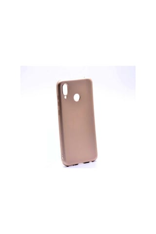 Huawei Honor Play Kılıf Zore Premier Silikon Kapak Gold