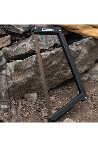 Shinetrip Açık Kamp Yürüyüş Piknik Katlanır El Testere Taşınabilir Siyah