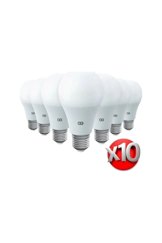 10'lu Led Ampul 9w Sarı Işık E27 3000k 220-240v