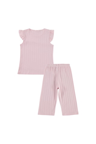 Civil Girls Kaprili 10-13 Yaş Pijama Takımı - Pembe