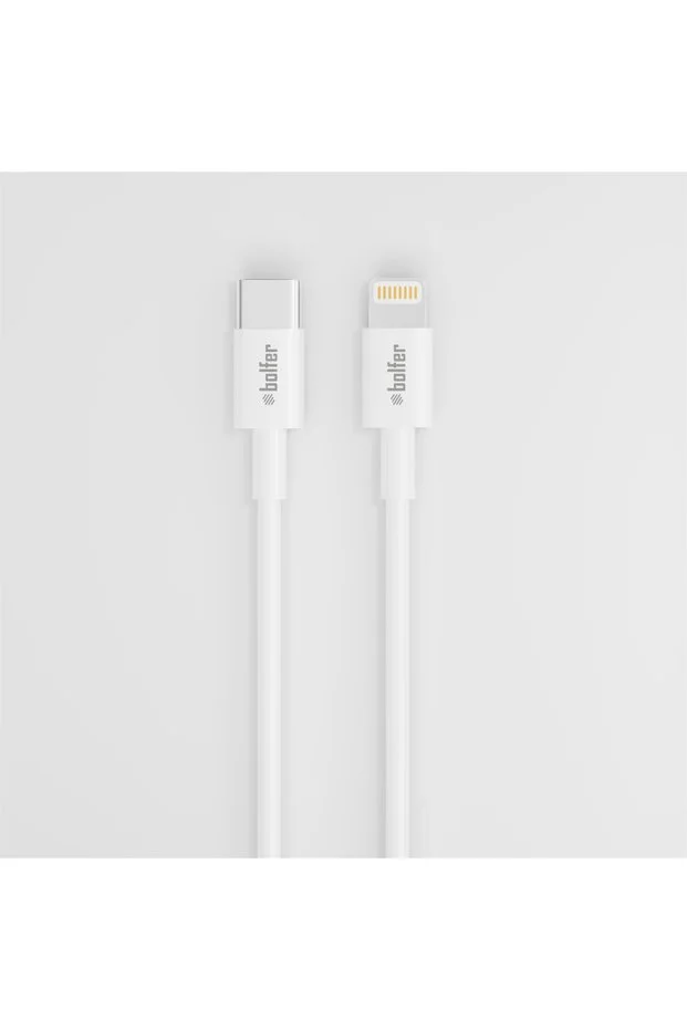 Type-c To Lightning Hızlı Şarj Kablosu 20w Beyaz