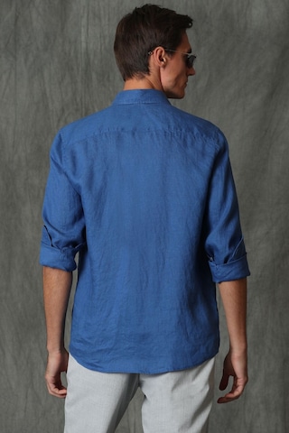 Levi's Keten Karışımlı Standart Fit Uzun Kol Erkek Gömlek Sh-43356 Derin Mavi