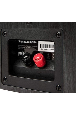 Polk Audio Signature S10E Raf Tipi Çift Hoparlör Siyah