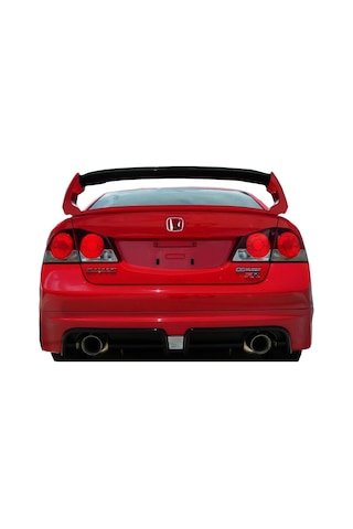 Honda Civic Fd6 (2006-2011) Mugen Rr Sağ Sol Çift Çıkış Arka Tamp