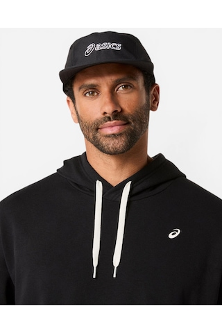 Asics French Terry Relaxed Pullover Hoodıe Erkek Siyah Sweatshirt 2031f449-001