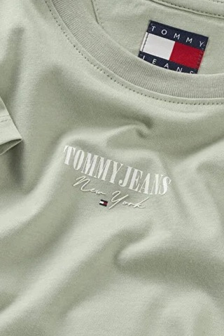 Tommy Jeans Tjw Slım Essentıal Logo2 Tee Ext Yeşil
