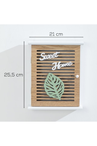 Porsima 2069 Duvara Montajlı Dekoratif Anahtarlık Dolabı 21x25,5c