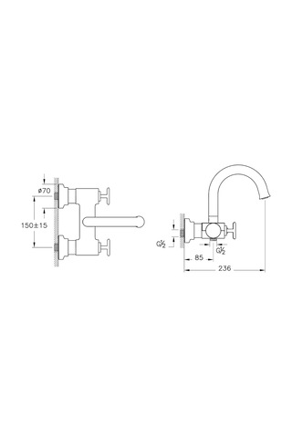 Origin Classic A4289329 Banyo Bataryası, Soft Bakır Çok Renkli