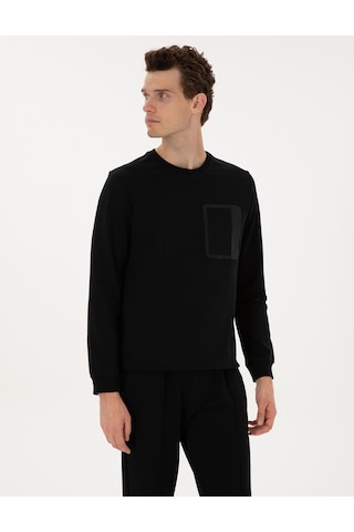 Pierre Cardin Erkek Siyah Sweatshirt 50317658-vr046 Siyah