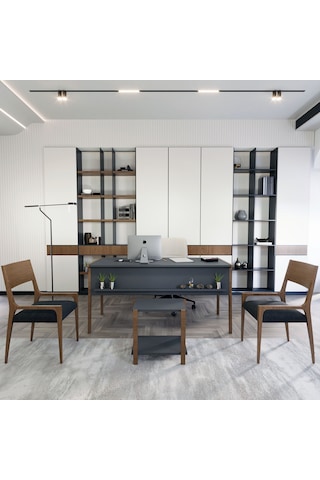 Lagomood Zenith Sehpa Antrasit Ceviz