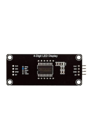 Tm1637 4 Digit Led Display Saat Modülü - Mavi