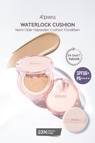 24 Saat Kalıcı Esans İçeren Nemlendirici Cushion A'pıeu Waterlock Cushion 23n Spf50+/pa++++ 23 72902751