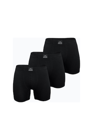 Malabadi Erkek 3 Lü Siyah Premium Collection Modal Uzun Boxer 3m250 Siyah