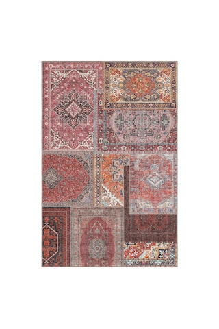Cool Halı Patchwork Kırmızı Kiremit Vintage Eskitme Bohem Şönil İnce Halı Salon Oturma Odası Halısı Cool Halı Patchwork Kırmızı Kiremit Vintage Eskitme Bohem Şönil İnce Halı Salon Oturma Odası Halısı