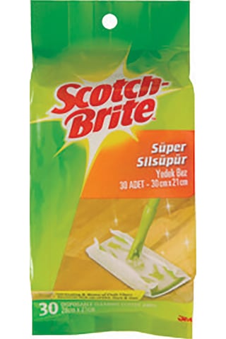 Scotch Brite Sil Süpür Q600 Paspas Yedek Bez 30'lu 21 x 30 CM