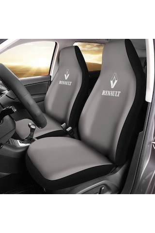 Renault Megane Araca Özel Oto Koltuk Kılıfı Pro - Gri ( Yeni Tasa