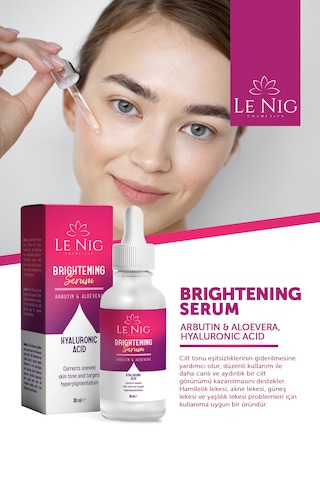 Le Nig Aydınlatıcı ve Cilt Tonu Eşitleyici Serum 30 ML