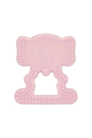 Babyjem Yumuşak Diş Kaşıyıcı Fil Pembe