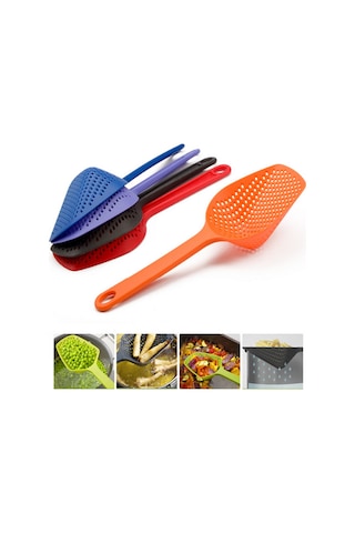 Periboia Yeni Tasarım Süzgeçli Kepçe Karışık Renkli