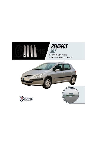 Peugeot 307 Krom Kapı Kolu 4 Kapı 2000 Üzeri P. Çelik