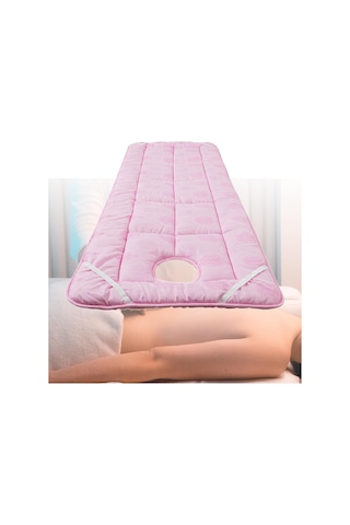 Suntek Profesyonel Masaj Masası Çarşaf Ve 4 Elastik Bant Pembe
