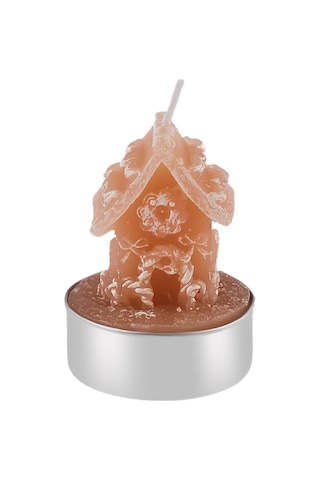 Karaca Home New Year Yılbaşı 24 Ginger House 3'lü Tealight Mum 1 153.09.01.1743