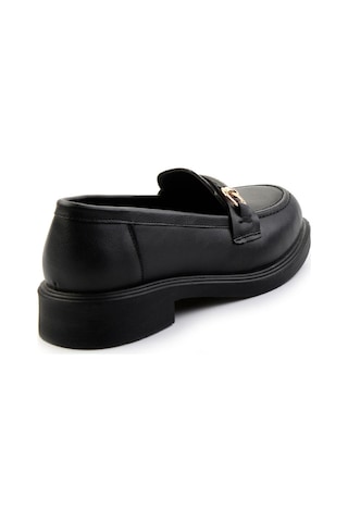 Bambi Siyah Kadın Loafer Ayakkabı K01714130009 Siyah