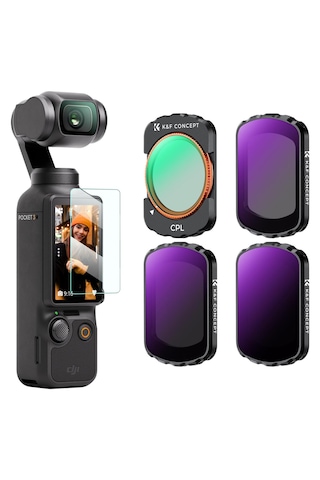 K&f Concept Magnetic Cpl + Nd16+ Nd64 + Nd256 Djı Osmo Pocket 3