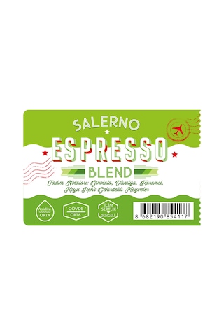 Moliendo Salerno Espresso Blend Çekirdek Kahve 1 KG