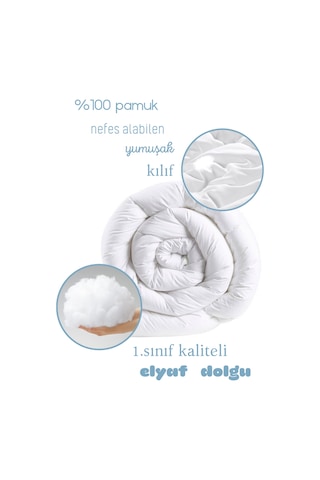 Elyaf Sepeti Kapitone Desenli Tek Kişilik Yorgan