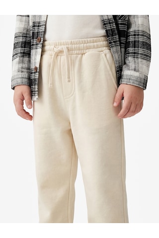 Koton Beli Lastikli Şardonlu Cepli Jogger Eşofman Altı Bej 7wmb40022tk Ekru