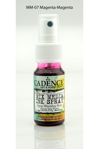 Cadence Mix Media Ink Sprey Mürekkep Boyası 25Ml - Mm07 Magenta