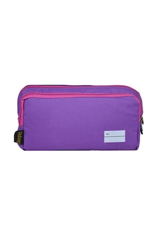 Tebag İki Gözlü Mor Kalem Çantası Mor