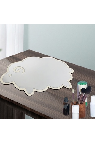 Pazly Vintage Suntek Oymalı Koyun İskandinav Duvar Dekoratif Akrilik Dz Diğer