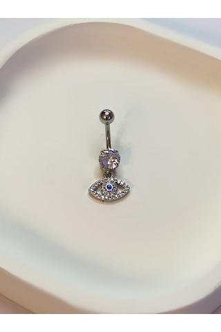Kadın Göz Model Sallantılı Çelik Piercing