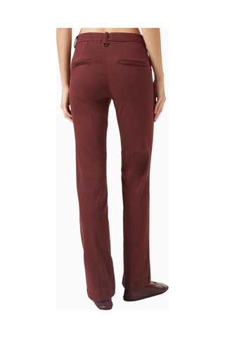 Marella Rovo Straight - Fit Pantolon,, Zarif Kesim Ve Modern Ofis Stili Bordo