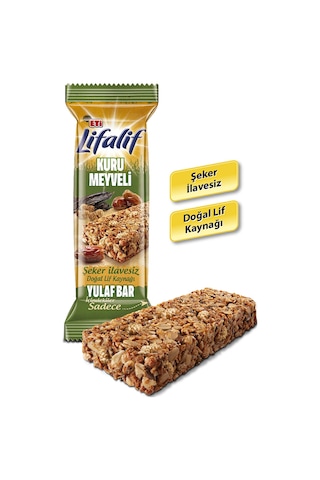 Eti Lifalif Kuru Meyveli Yulaf Bar 12 x 35 G