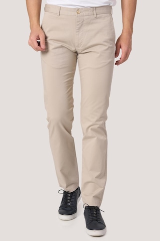 White Stone 2025-k P1046 Zaha Gabardın Keten Pantolon Bej Bej