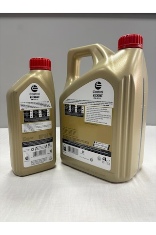 Castrol Edge 5W-30 LL 4 L+ 1L Motor Yağı Üretim Tarihi 2025