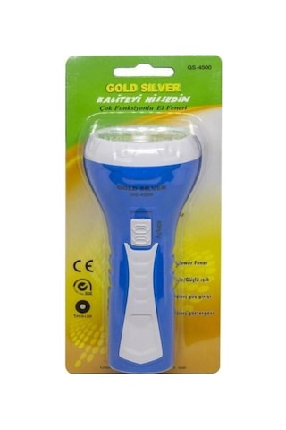 Gold Silver Gs-4500 1 Watt Şarjlı El Feneri Beyaz