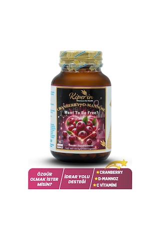 Kiper'in Cranberry D-Mannoz C Vitamini 1400 MG 60 Kapsül