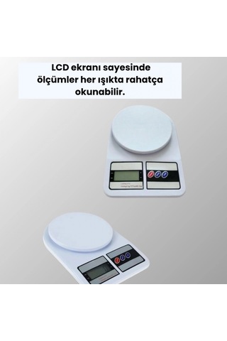 Taşınabilir Dijital Terazi Çift Ölçü Birimi Destekli Renkli 95297452