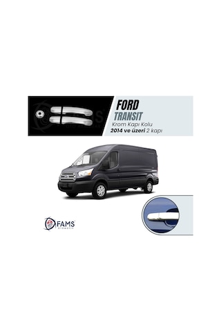 Ford Transit Krom Kapı Kolu 2 Kapı 5 Parça 2014 Üzeri P. Çelik