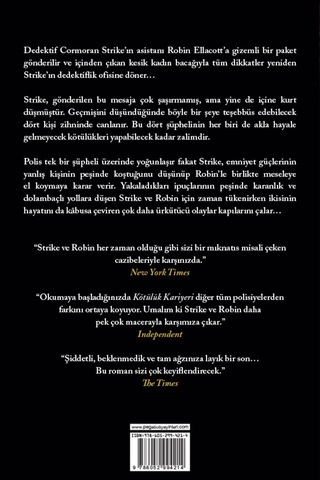 Kötülük Kariyeri - Cormoran Strike 3